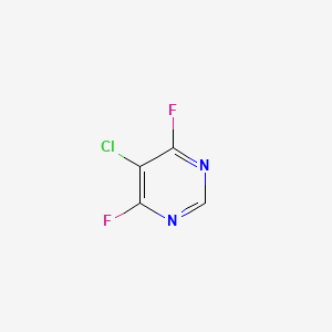 molecular formula C4HClF2N2 B13879467 5-chloro-4,6-difluoroPyrimidine CAS No. 25096-66-6