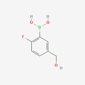 molecular formula C7H8BFO3 B1387949 2-Fluoro-5-hydroxymethylphenylboronic acid CAS No. 1072952-25-0