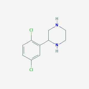 molecular formula C10H12Cl2N2 B1387962 2-(2,5-Dichlorophenyl)piperazine CAS No. 914348-91-7