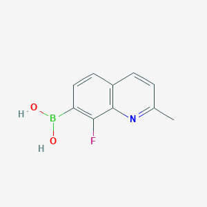 molecular formula C10H9BFNO2 B1387964 (8-Fluoro-2-methylquinolin-7-yl)boronic acid CAS No. 957035-06-2