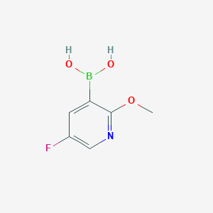 molecular formula C6H7BFNO3 B1387966 5-Fluoro-2-methoxypyridine-3-boronic acid CAS No. 957120-32-0