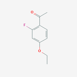 molecular formula C10H11FO2 B1387969 1-(4-Ethoxy-2-fluorophenyl)ethanone CAS No. 851667-22-6