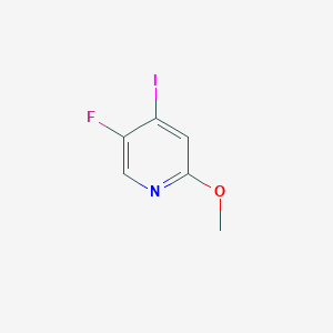molecular formula C6H5FINO B1387975 5-Fluoro-4-iodo-2-methoxypyridine CAS No. 884495-13-0