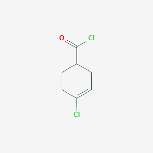molecular formula C7H8Cl2O B138798 4-Chlorocyclohex-3-ene-1-carbonyl chloride CAS No. 133058-06-7