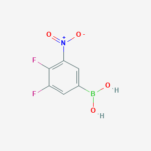 molecular formula C6H4BF2NO4 B1387989 (3,4-Difluoro-5-nitrophenyl)boronic acid CAS No. 1072952-06-7