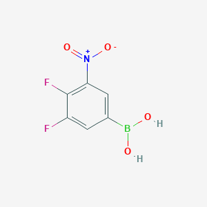 molecular formula C6H4BF2NO4 B1387989 3,4-Difluoro-5-nitrophenylboronic acid CAS No. 1072952-06-7