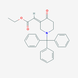 (2E)-2-[4-Oxo-1-trityl-3-piperidinylidene]acetic Acid Ethyl Ester