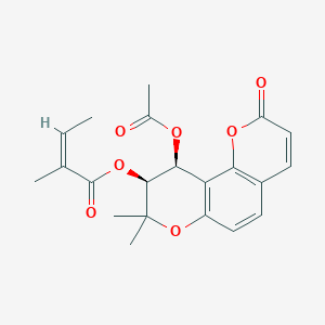 molecular formula C21H22O7 B1387994 Praeruptorin A CAS No. 73069-27-9