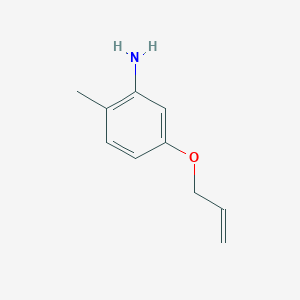 molecular formula C10H13NO B1387996 2-Methyl-5-(2-propen-1-yloxy)aniline CAS No. 1175836-96-0