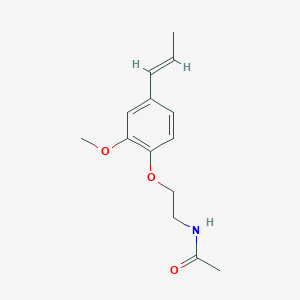N-(2-{2-methoxy-4-[(1E)-prop-1-en-1-yl]phenoxy}ethyl)acetamide