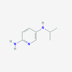 molecular formula C8H13N3 B13880051 5-Isopropylaminopyridine-2-amine 