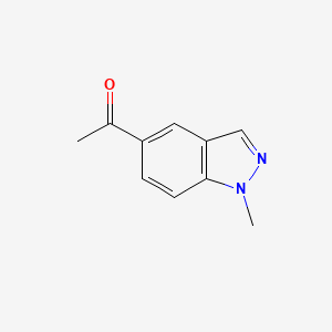 molecular formula C10H10N2O B1388012 1-(1-Methyl-1H-indazol-5-yl)ethanone CAS No. 1159511-24-6