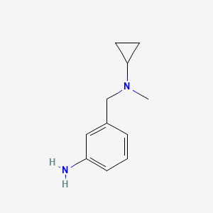 3-{[Cyclopropyl(methyl)amino]methyl}aniline
