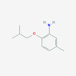 molecular formula C11H17NO B1388018 5-Methyl-2-(2-methylpropoxy)aniline CAS No. 1097792-68-1