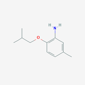 5-Methyl-2-(2-methylpropoxy)aniline