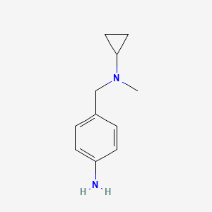 4-{[Cyclopropyl(methyl)amino]methyl}aniline