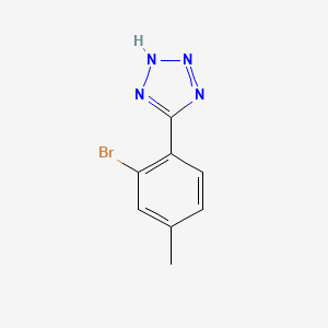 molecular formula C8H7BrN4 B1388026 5-(2-Bromo-4-methylphenyl)-1H-tetrazole CAS No. 1252046-09-5