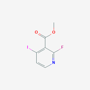 molecular formula C7H5FINO2 B1388036 Methyl 2-fluoro-4-iodonicotinate CAS No. 884494-84-2