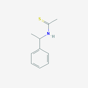 molecular formula C10H13NS B13880380 N-(1-phenylethyl)Ethanethioamide CAS No. 64551-88-8