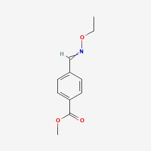 molecular formula C11H13NO3 B13880388 Methyl 4-(ethoxyiminomethyl)benzoate 
