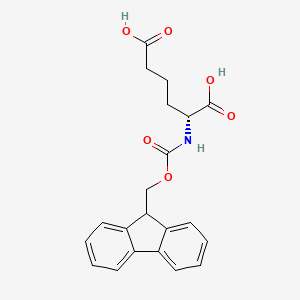 molecular formula C21H21NO6 B1388042 Fmoc-D-2-aminoadipic acid CAS No. 218457-73-9
