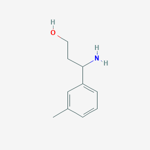 3-Amino-3-(3-methylphenyl)propan-1-ol
