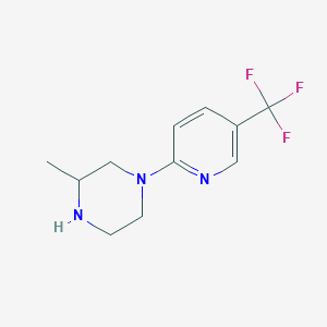 molecular formula C11H14F3N3 B1388049 3-Methyl-1-[5-(trifluoromethyl)pyridin-2-yl]piperazine CAS No. 866785-24-2