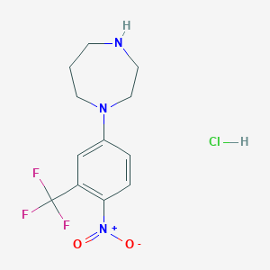 1-[4-Nitro-3-(trifluoromethyl)phenyl]-homopiperazine hydrochloride
