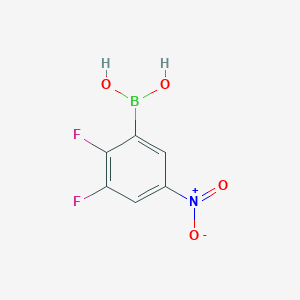 molecular formula C6H4BF2NO4 B1388051 2,3-Difluoro-5-nitrophenylboronic acid CAS No. 957060-82-1