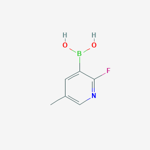 molecular formula C6H7BFNO2 B1388052 2-Fluoro-5-methylpyridine-3-boronic acid CAS No. 1072952-45-4