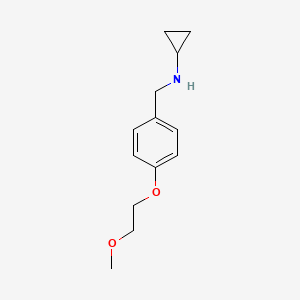 Cyclopropyl-[4-(2-methoxyethoxy)-benzyl]-amine