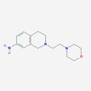 2-[2-(Morpholin-4-yl)ethyl]-1,2,3,4-tetrahydroisoquinolin-7-amine