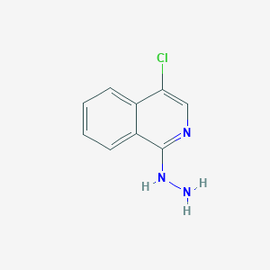 molecular formula C9H8ClN3 B13880654 (4-Chloroisoquinolin-1-yl)hydrazine 