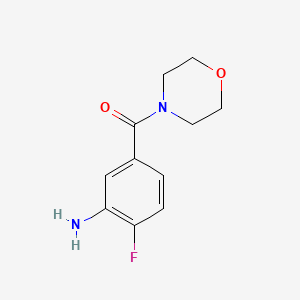 (3-Amino-4-fluorophenyl)(morpholin-4-yl)methanone