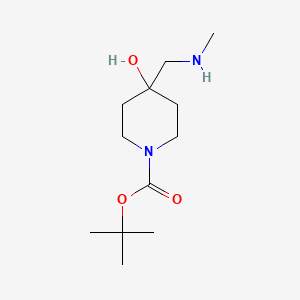 tert-Butyl 4-hydroxy-4-[(methylamino)methyl]piperidine-1-carboxylate