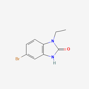 molecular formula C9H9BrN2O B1388072 5-溴-1-乙基-1,3-二氢苯并咪唑-2-酮 CAS No. 334829-57-1