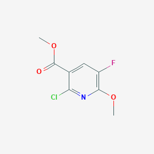 molecular formula C8H7ClFNO3 B1388074 Methyl 2-chloro-5-fluoro-6-methoxynicotinate CAS No. 959616-64-9