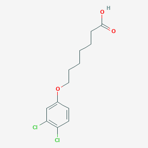 molecular formula C13H16Cl2O3 B1388081 7-(3,4-Dichlorophenoxy)heptanoic acid CAS No. 87411-44-7