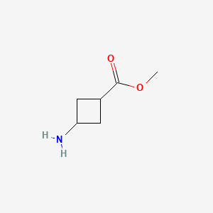 molecular formula C6H11NO2 B1388083 Methyl 3-aminocyclobutanecarboxylate CAS No. 1206970-19-5