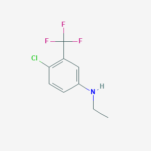 [4-Chloro-3-(trifluoromethyl)phenyl]ethylamine