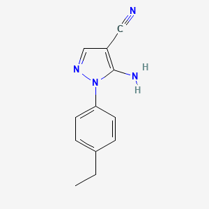 5-Amino-1-(4-ethylphenyl)-1H-pyrazole-4-carbonitrile
