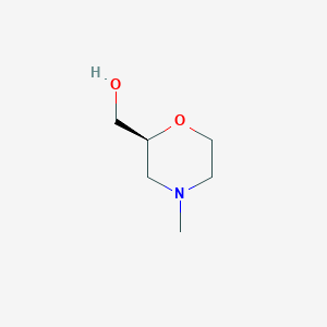 molecular formula C6H13NO2 B1388104 (S)-4-Methyl-2-(hydroxymethyl)morpholine CAS No. 1159598-33-0
