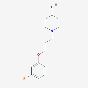 molecular formula C14H20BrNO2 B1388109 1-(3-(3-Bromophenoxy)propyl)piperidin-4-ol CAS No. 1182128-24-0