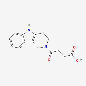 4-oxo-4-(1,3,4,5-tetrahydro-2H-pyrido[4,3-b]indol-2-yl)butanoic acid