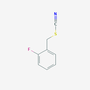 molecular formula C8H6FNS B1388118 2-Fluorobenzyl thiocyanate CAS No. 1173440-93-1
