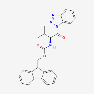 molecular formula C26H24N4O3 B1388124 Fmoc-Val-Bt CAS No. 1126433-37-1