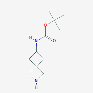 molecular formula C11H20N2O2 B1388125 tert-Butyl 2-azaspiro[3.3]heptan-6-ylcarbamate CAS No. 1118786-85-8