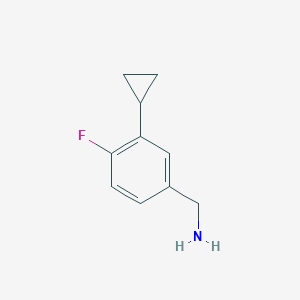 (3-Cyclopropyl-4-fluorophenyl)methanamine