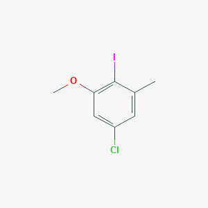 5-Chloro-2-iodo-1-methoxy-3-methylbenzene