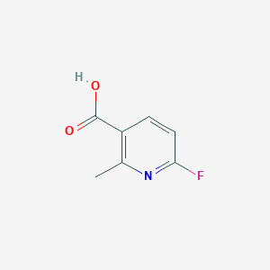molecular formula C7H6FNO2 B1388131 6-Fluoro-2-methylnicotinic acid CAS No. 884494-97-7